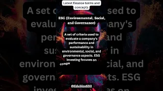 ESG (Environmental, Social, and Governance)