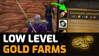 Low Level Gold Farms in Classic WoW Season of Mastery