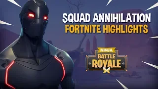 Squad Annihilation!! - Fortnite Battle Royale Highlights - Ninja