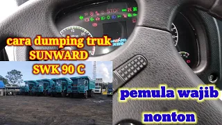 review cara dumping truk SUNWARD SWK 90 C# unit pendatang baru# mantap mewah
