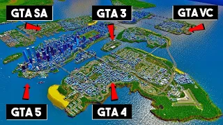 I Installed *ALL GTA MAPS* In One Game 😱 Is This The Biggest GTA Map ? 😍