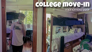 college MOVE-IN vlog 2023! | sophomore @ MSU