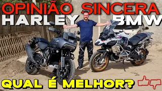 Harley ou BMW? Comparativo Big Trail! Qual a melhor MOTO? Panamerica ou GS 1250 ? Teste completo