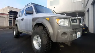 Lifted my Honda Element 6" on 31's!