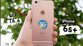 How to get iOS 16.6 on iPhone 6s plus || iphone 6s plus on IOS 16 update