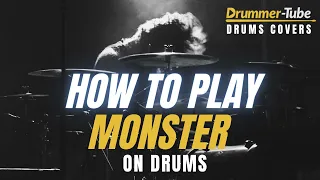 How to play "Monster" (Skillet) on drums | Monster Drum Cover