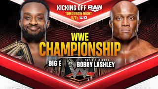 Big E vs Bobby Lashley (WWE Championship - Full Match Part 2/2)