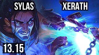 SYLAS vs XERATH (MID) | 13/3/9, Godlike, 300+ games | EUW Grandmaster | 13.15