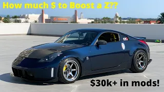 SINGLE TURBO HR 350Z FULL MODS LIST!! | BUILD WALK-THROUGH