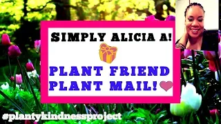 PLANT FRIEND GIFT UNBOXING! #PLANTYKINDNESSPROJECT