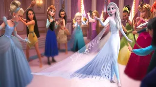 Elsa Frozen 2 VS Disney Princesses