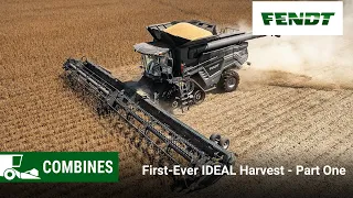 First-Ever Harvest with the Fendt IDEAL Combine - Part One