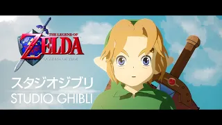 ⭐[4K Teaser ] Zelda Ocarina of Time X Ghibli: Castle Town - Unreal Engine 5