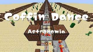 【Minecraft】音ブロックで『Astronomia』【Coffin Dance Meme】