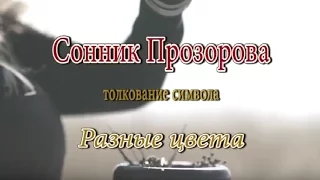 К чему снится Цвета разные сонник, толкование сна