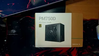 DEEPCOOL PM750D | 80PLUS GOLD  PSU | unboxing