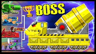 ❓WHAT IF the Boss Hybrid was Concrete Mixer Tank❓Мега танки| Мультики про танки | Arena Tank Cartoon