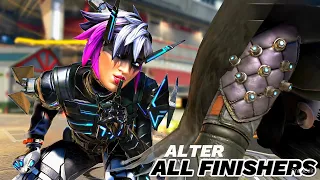 New Legend Alter All Finishers Apex Legends Season 21 | Apex Finishers Gameplay