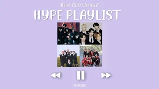 BTS, TXT, Enhypen, and Stray Kids ~ Hype Playlist