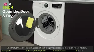 [LG Front Load Washers] How To Clean The Tub