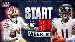 Must Start & Sit Wide Receivers in Week 2 of Fantasy Football | 5-Wide Fantasy