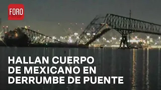 Hallan cuerpos de un mexicano y un guatemalteco tras derrumbe del puente en Baltimore - Las Noticias