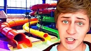 МАМИКС   НОЧЬ в закрытом АКВАПАРКЕ! 24 hour in waterpark