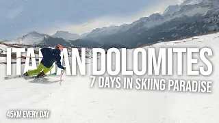 Enjoying one Week in Beautiful Italian Dolomites - Dolomiti Superski 2020