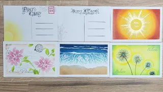 Inkylicious. why not Send a postcard instead of a card. stunning