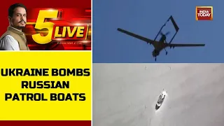 Ukraine Claims To Have Bombed 2 Russian Patrol Boats In The Black Sea | 5Live With Shiv Aroor