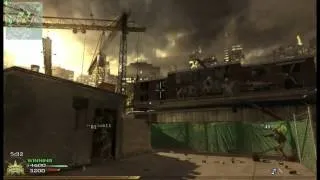 Modern warfare 2 - Amazing epic throwing knife kill across map on Highrise