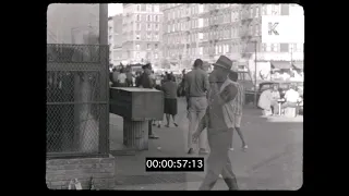 1960s New York, Driving In East Harlem, Local Neighbourhood, 35mm