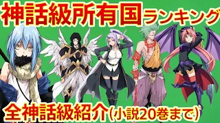 【転生したらスライムだった件】全ゴッズ紹介　神話級(ゴッズ)所有数国ランキングTOP7　ネタバレ注意　転スラ　That Time I Got Reincarnated as a Slime