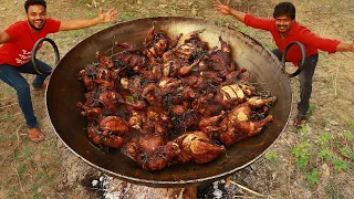 Whole Fried Chicken Recipe | Yummy Full Chicken Fry By Grandpa Kitchen