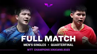 FULL MATCH | FAN Zhendong vs LIN Shidong | MS QF | #WTTXinxiang 2023