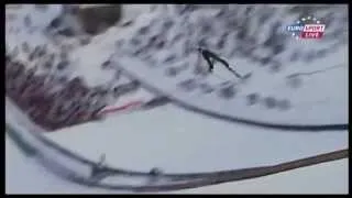 Jurij Tepes 220m - Harrachov 2013 crash