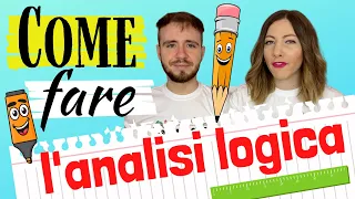 L'ANALISI LOGICA in italiano: Impara a distinguere Soggetto, Predicato e Complementi 🇮🇹