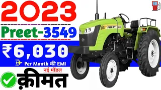 Preet 3549 Tractor 2023 price Review😘down payment ₹2,30,000 Lakh🔥on road⚡specification 💥Rto💣loan🙏emi