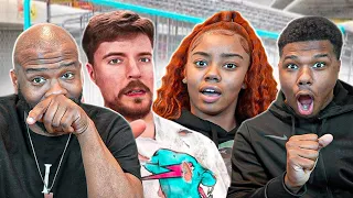MR BEAST $10,000 Every Day You Survive In A Grocery Store | POPS REACTION!!!!