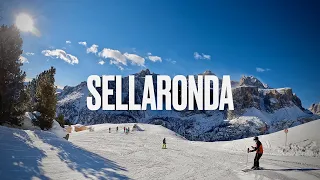 Skiing Sellaronda