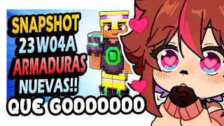 Rakkun REACCIONA "👉 NUEVAS ARMADURAS!! ✅ Minecraft 1.20 Snapshot 23w04a"