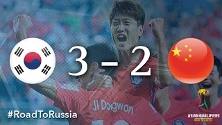 Korea Republic vs China PR (Asian Qualifiers - Road to Russia)