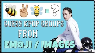 GUESS KPOP GROUPS BY EMOJI OR IMAGE | SUPER EASY |