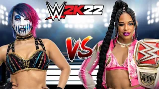 WWE 2K22 ASUKA VS. BIANCA BEL AIR FOR THE WWE RAW WOMENS CHAMPIONSHIP AT WRESTLEMANIA!