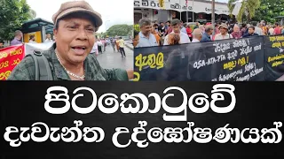 පිටකොටුවේ දැවැන්ත උද්ඝෝෂණයක්