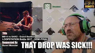 MB14 vs SARO - Grand Beatbox LOOPSTATION Battle 2017 - Semi Final  -FIRST REACTION {Jittery~Jay}