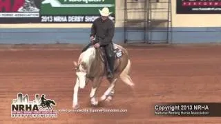 Hollywood Golden Gun ridden by Shane Brown - 2013 NRHA Derby (Open Finals)