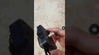 Assemble small needles on clock machine