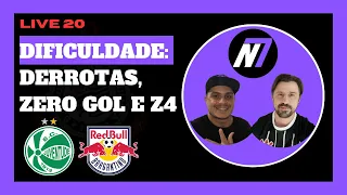 LIVE 20: DERROTAS PARA JUVENTUDE E RED BULL BRAGANTINO COLOCAM O CORINTHIANS NO Z4