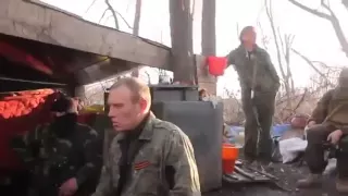 Донецк видео с передовой ополченцев 02 11 14